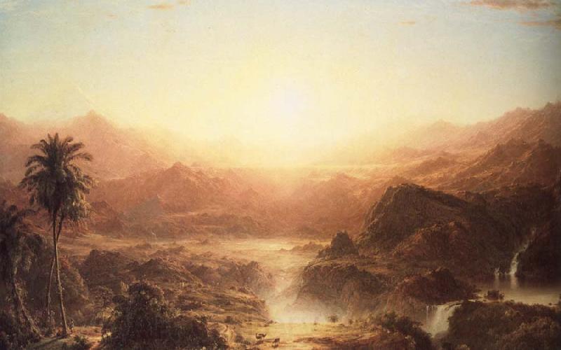 Frederic Edwin Church The andes of Ecuador Spain oil painting art